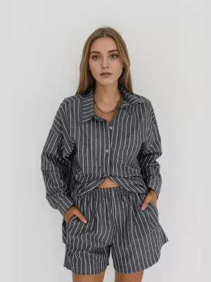 Luxurious Soft Striped Pajama Set