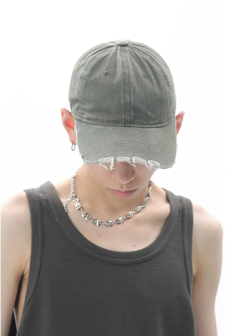 Adjustable Distressed Baseball Cap