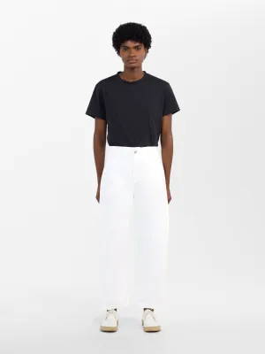 Akerman Denim Pant in Optic White