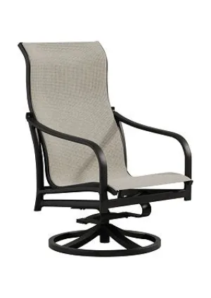 Andover Sling Dining High Back Swivel Rocker by Tropitone