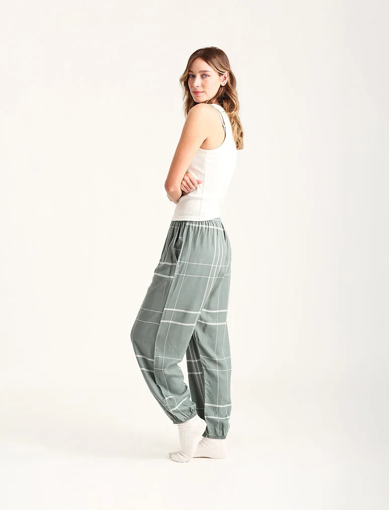 Comfy Plaid Jogger