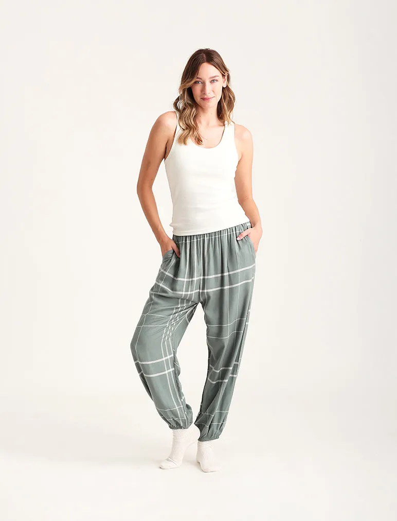 Comfy Plaid Jogger