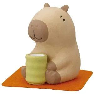 Capybara Aroma Teacup Oil Diffuser by Decole Concombre - Ceramic, Decorative