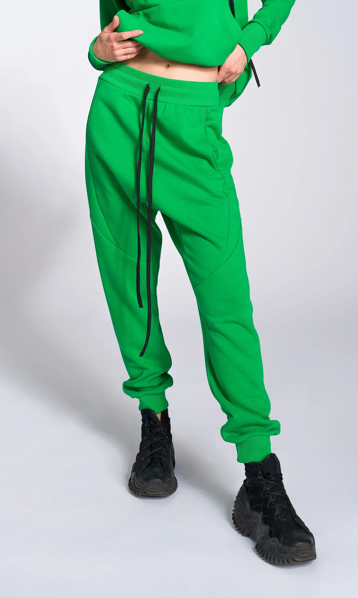 Drop Crotch Jogger Pants