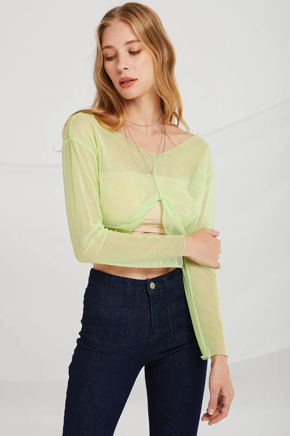 Lexi Twist-knot Mesh Top