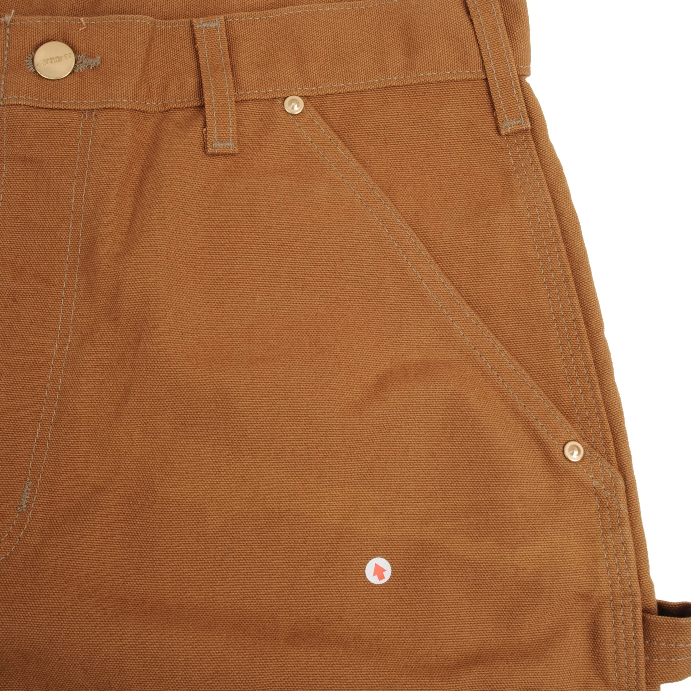 VINTAGE CARHARTT CARPENTER DOUBLE KNEE SANDSTONE PANTS 1990S 32X30 DEADSTOCK