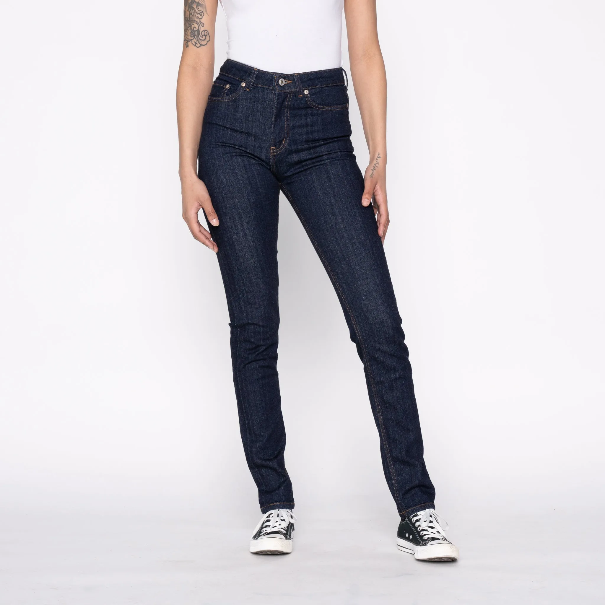 Women's - High Skinny - Cashmere Blend Stretch Denim