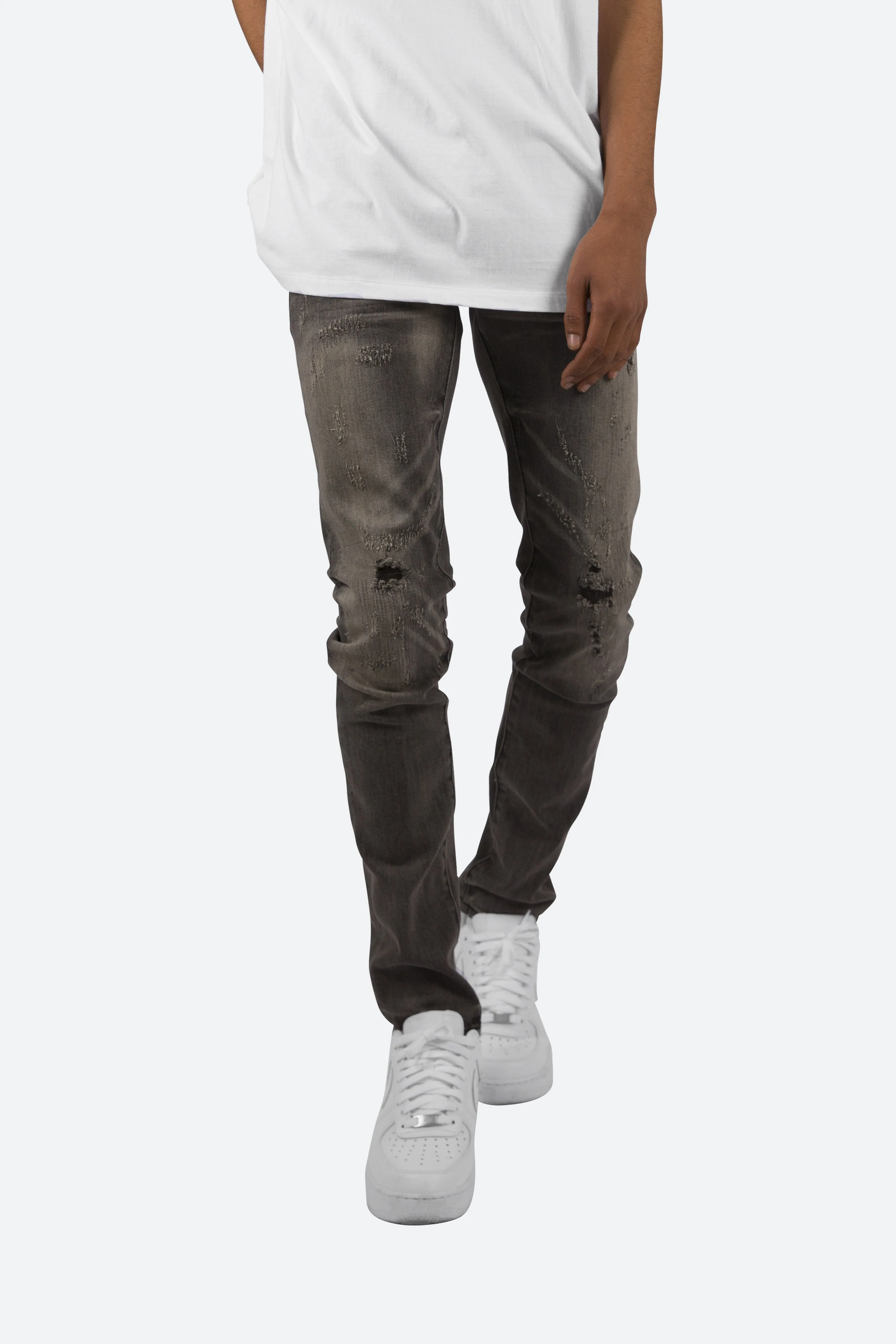 X145 Stretch Denim - Grey